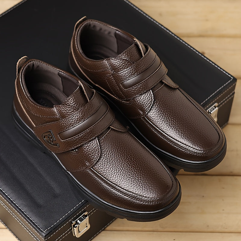 Men's Breathable Vintage Casual Slip-On Leather Shoes