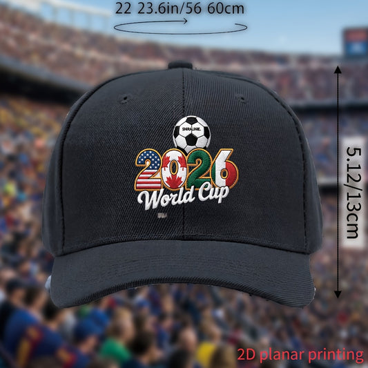 FIFA Unisex Lightweight Baseball Cap with PVC Coated Visor - ayq