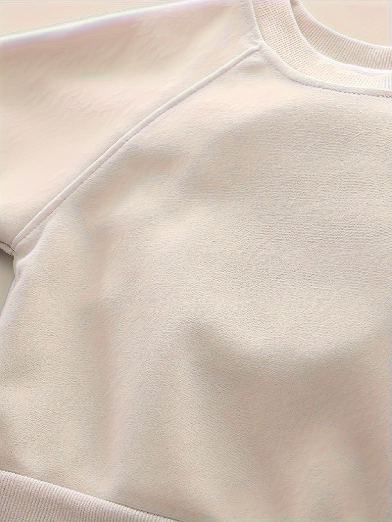 Baby Boys' Winter Warmth Fleece-Lined Sweatshirt & Pants Set - Soft & Brown Round Neck Outfit with Cuffs, Machine Washable Toddler Clothes for Autumn/Winter, Cozy Casual Playwear for Cold Weather, for Outdoor, Thick