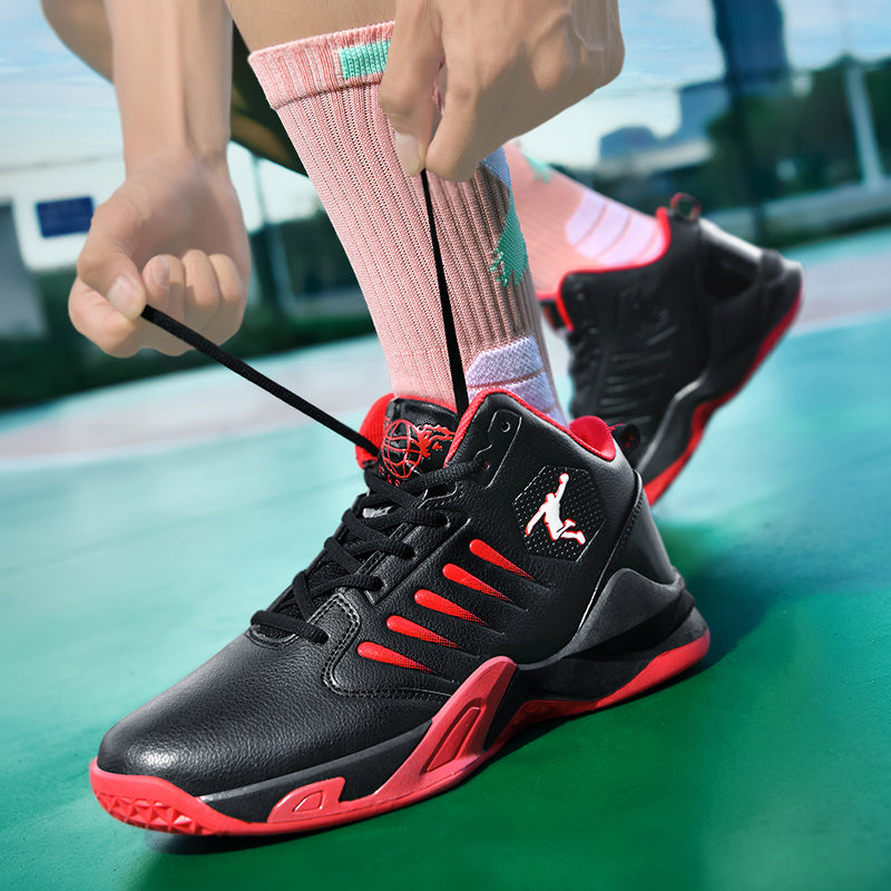Breathable Comfortable Basketball Shoes | Non-Slip Durable Tennis Shoes, Road Running Shoes, Fitness Training Shoes, Mid-Top Design, All-Season, Unisex - MINZHE YL - ayq