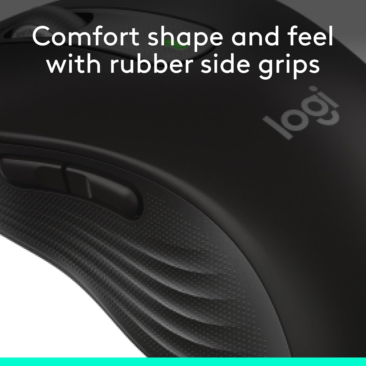 Logitech Signature M650 Wireless Mouse - for Small to Medium Sized Hands, 2-Year Battery, Silent Clicks, Customizable Side Buttons, Bluetooth, for Pc/Mac/Multi-Device/Chromebook - Black