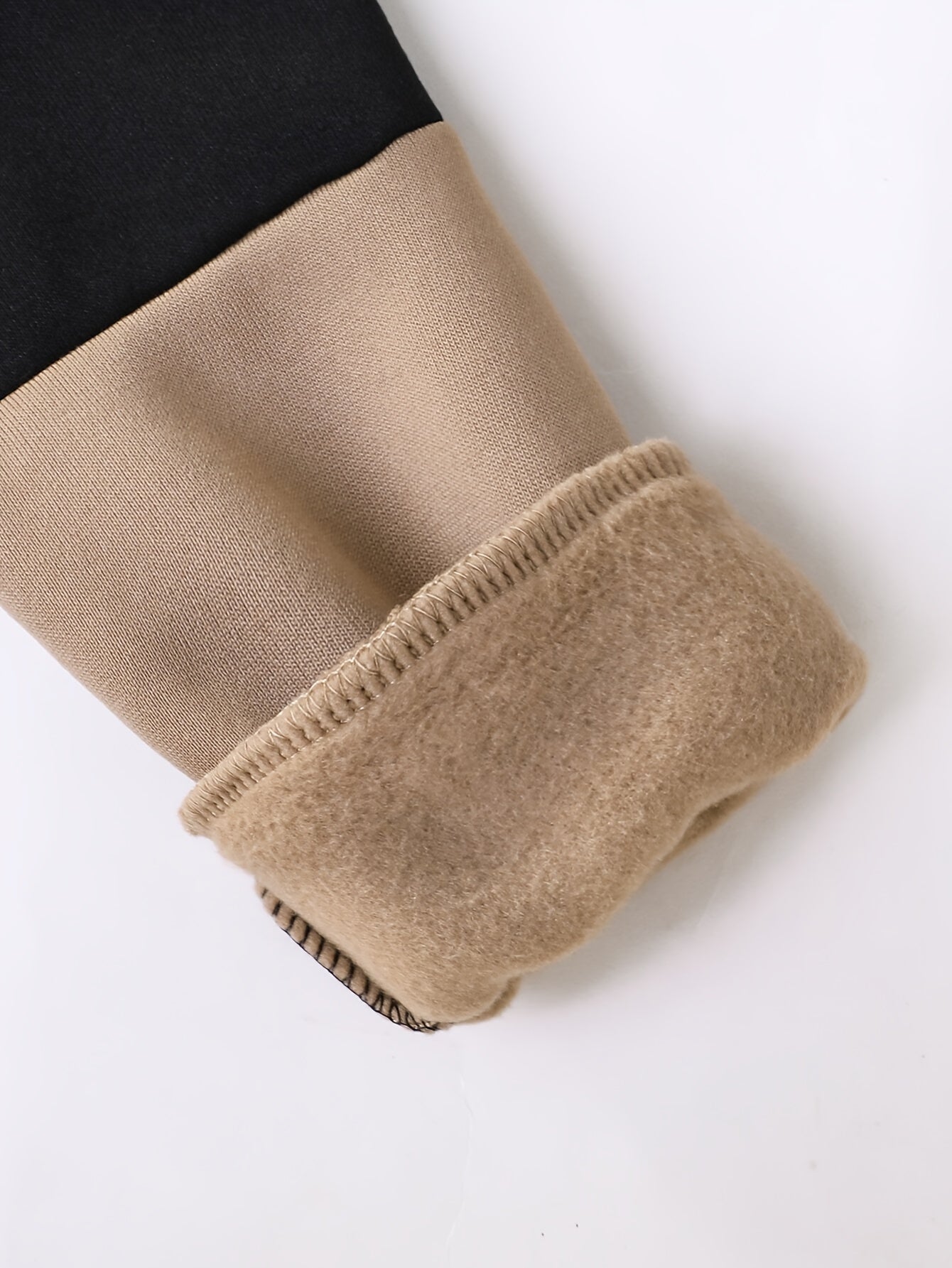 2pcs Boys' Autumn and Winter Fleece-Lined Hoodie Set with Long Pants, Simple Color Block Letter Print Fashion Sportswear Outfit for Outdoor Activities and Casual Attire, 100% Polyester Knit Stretch Durable Fabric, Perfect Gif