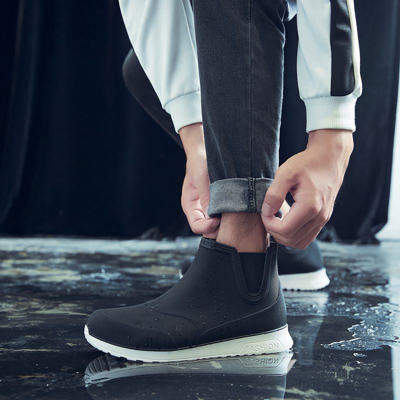 Universal Casual Slip-On EVA Rain Boots for Couples