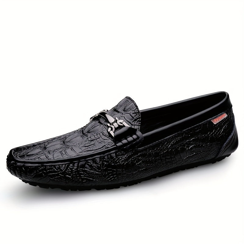 Men's Casual Penny Loafers Slip-On Leather Driving Shoes