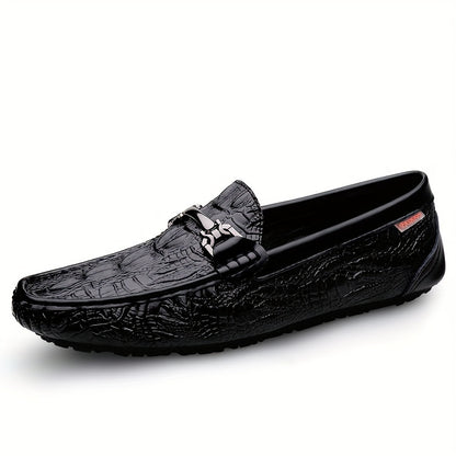 Men's Casual Penny Loafers Slip-On Leather Driving Shoes