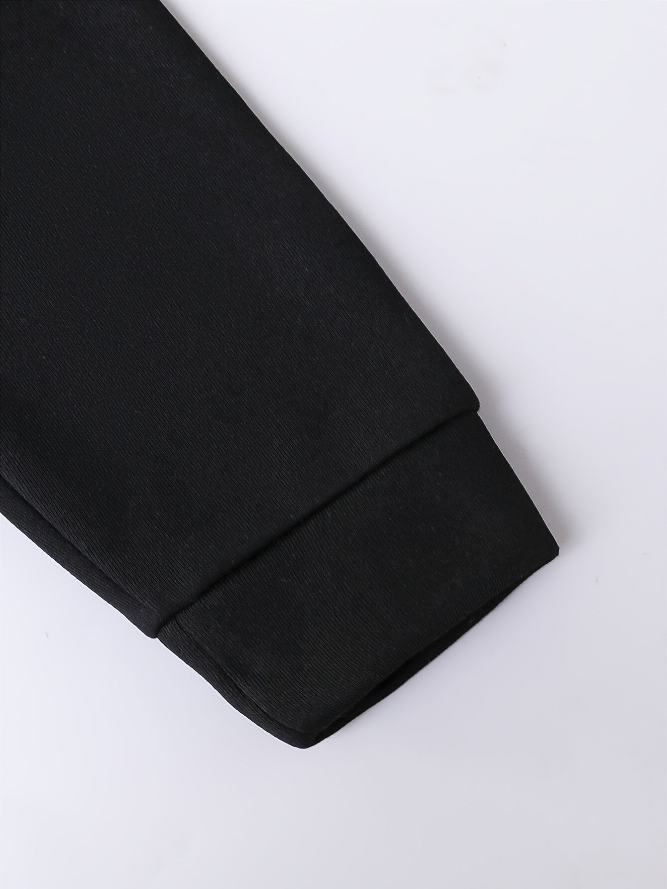 2pcs ' Sweatsuit Set - Oversized Sweater & Jogger Pants with Elastic Waist, 100% Polyester Winter Warm Brown/Beige & Black Casual Outfit, Durable Clothes, Playdates, Casual Attire (Easy-Care Hand Wash) - Ideal Gift, Perfect f