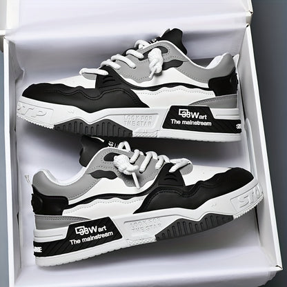 Lace-Up Athletic Footwear - Non-Slip, Durable  Versatile Casual Shoes for All Seasons