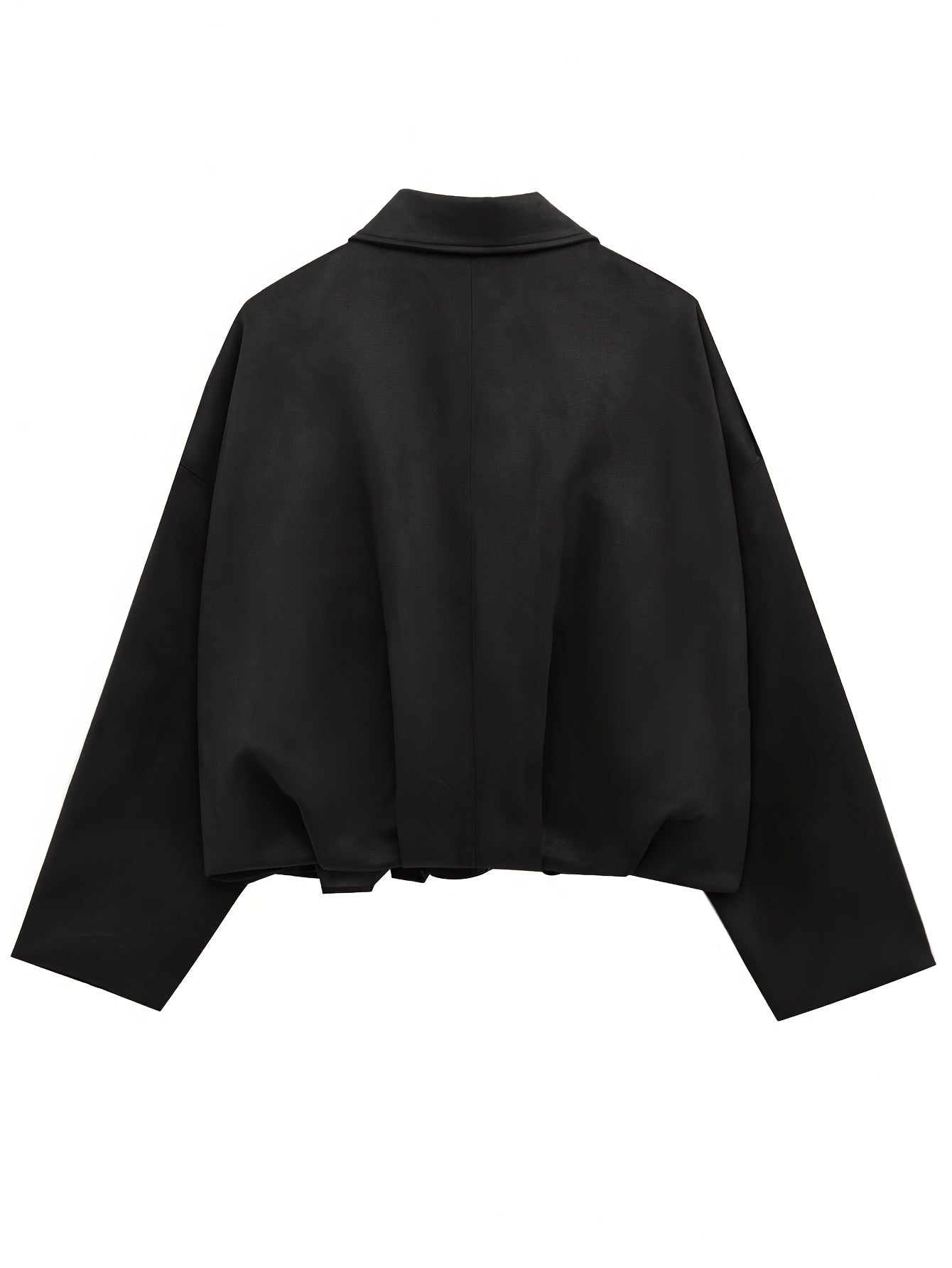 Կանացի վինտաժային բոմբեր բաճկոն - ազատ չափի երկար թևքով, կայծակաճարմանդով և իջեցված ուսերով, շագանակագույն առօրյա վերնազգեստ աշուն/ձմեռ համար, չձգվող գործվածք, իդեալական է առօրյա հագուստի համար, աշուն-ձմեռ բաճկոն | Վինտաժային բոմբեր ոճ | Zipp