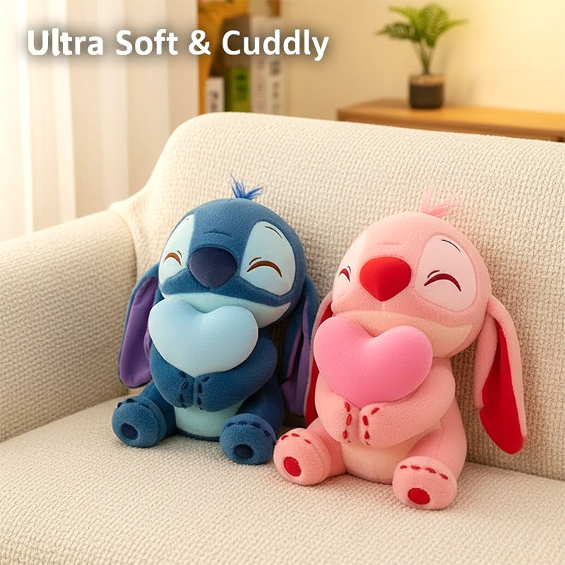Disney Stitch Love Plush տիկնիկ, Ծննդյան տոների նվեր տիկնիկ, երեկույթի զարդարանք տիկնիկ, Նոր տարվա նվեր, տունդարձի նվեր ընկերուհիների և երեխաների համար, Սուրբ Ծննդյան նվեր