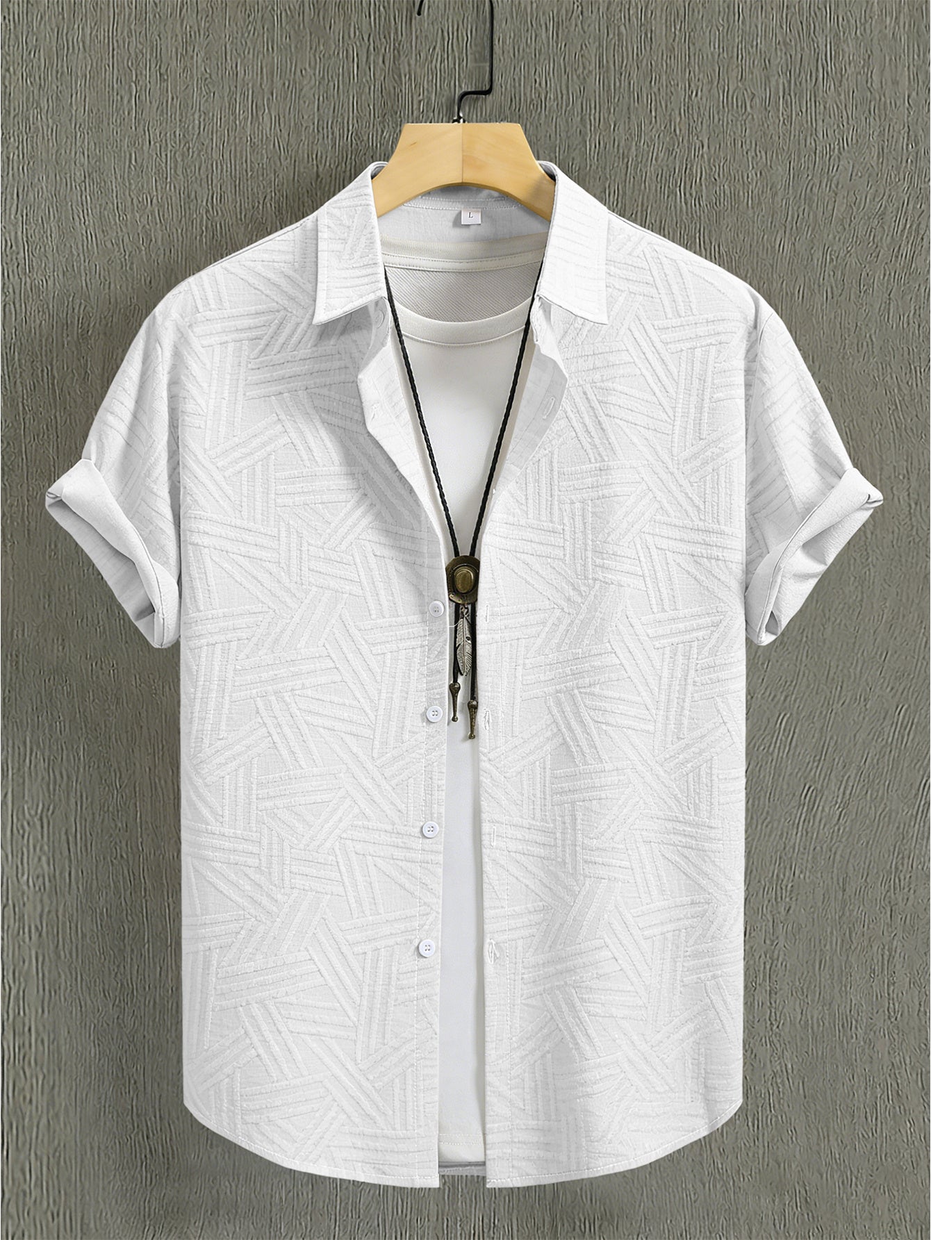 Men's Casual Shirt and Pants Set, Lightweight Summer Essentials
