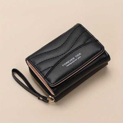 Կանացի նորաձև մինիմալիստական ​​ծալովի դրամապանակ՝ ճարմանդային դիզայնով, մեծ տարողությամբ, հասանելի է 6 գույնով