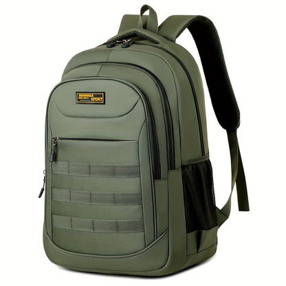 Hiking Backpack, Leisure Backpack, Large-capacity Backpack, Suitable for Both Men and Women, Height 48cm, Length 33cm, Thickness 20cm, Can Hold 17-inch Laptop, Equipped with Adjustable Shoulder Straps, Is Ideal for Daily Outd - ayq