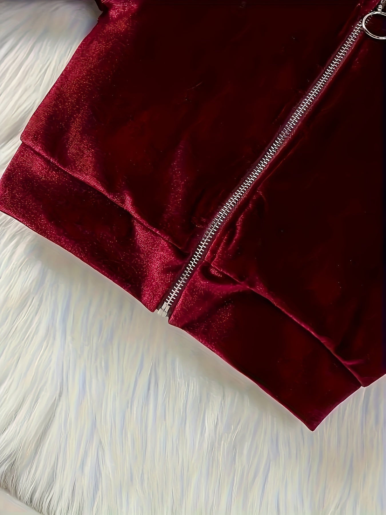 2 հատ թավշյա աղջիկների շքեղ երկար թևքերով եռաչափ ծաղկային վերնաշապիկ և մարզաշապիկ - փափուկ, տաք, նորաձև ձմեռային և աշնանային երեկույթների համար