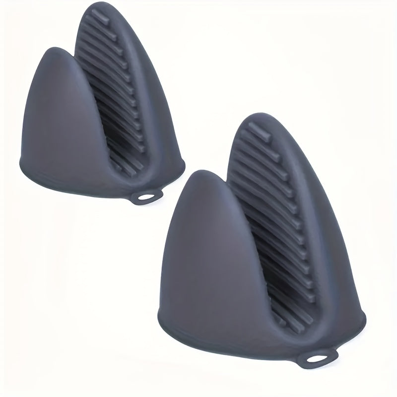 1 Pair Silicone Pot Holder Anti-scalding Clip Gloves - Չսահող բռնելով Խոհանոց, Կրկնակի Ձեռքեր, Հարմար է Խոհանոցի, Թխելու, Խոհարարական Խոհանոցի Առարկաների | Գունագեղ խոհանոցային սպասք՝ չսահող ամանի սեղմակ