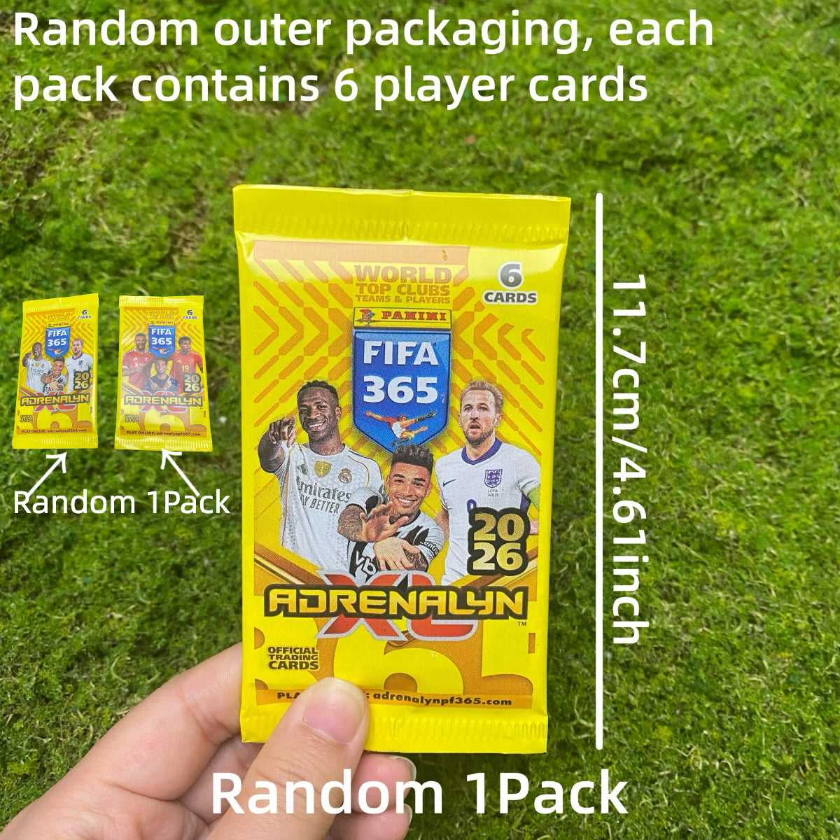 2026 Panini FIFA365 Adrenalyn XL ֆուտբոլային քարտերի փաթեթ