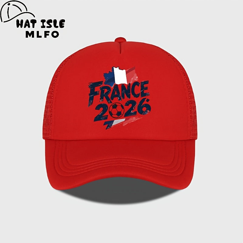 2026 France Football Printed Adjustable Baseball Cap