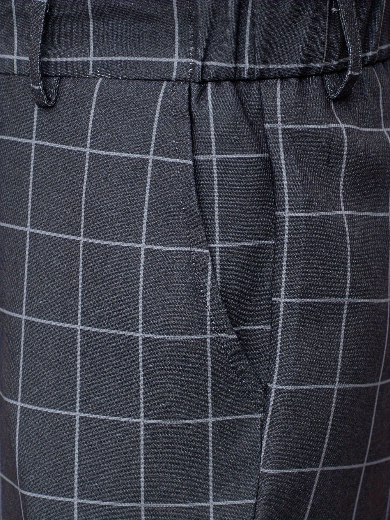 Men's Suit Pants With Plaid Design, Regular Fit And Cuffed Casual Bottoms For Business And Formal Occasions, Suitable For All Seasons