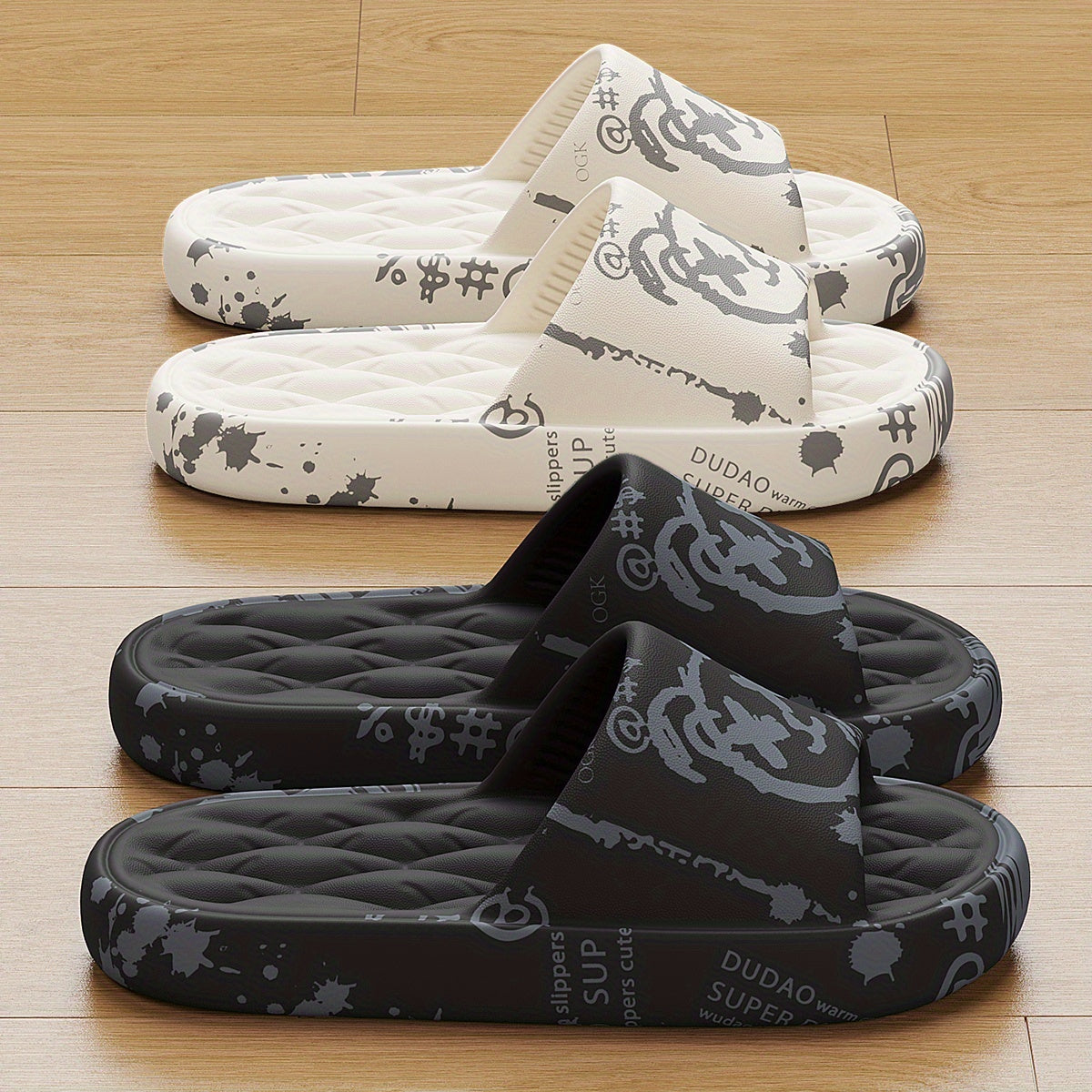 Unisex Comfortable EVA Slip-On Slippers for Indoor & Outdoor