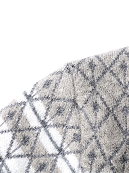 Նոր աշնանային և ձմեռային տղամարդկանց ոճային սվիտեր, բազմակողմանի վերնազգեստի կամ շերտավոր կրելու համար, պատրաստված բարձրորակ հաստ գործվածքից