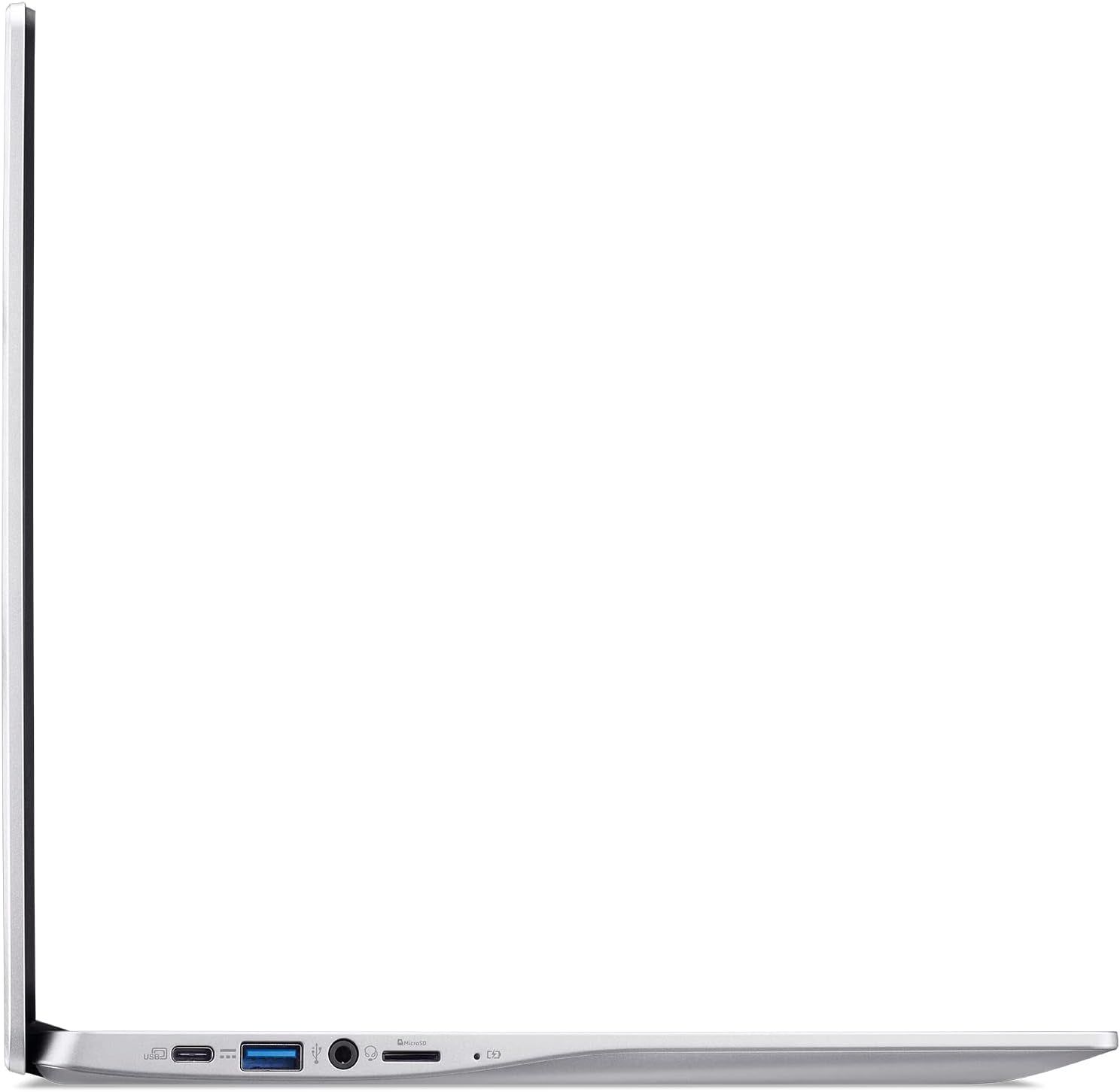 Acer Chromebook 315 Laptop | Intel Celeron N4500 | 15.6" Full HD IPS Display | Intel UHD Graphics | 4GB LPDDR4X | 64GB Emmc | Intel Wi-Fi 6 | DTS Audio | USB Type-C | Chrome OS | Cb315-4H-C8Xu,Silver
