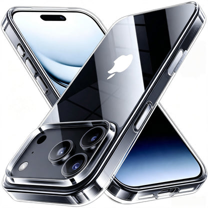 Clear Flexible TPE Phone Case for iPhone 17 Pro & 18 Pro Series
