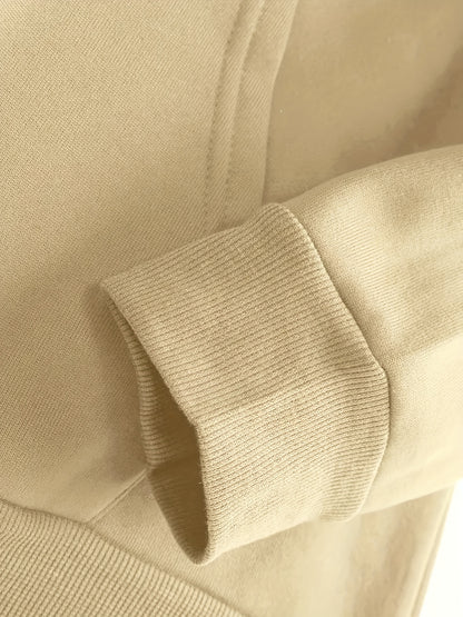 Men's Christmas Hooded Sweatshirt with Rudolph & Santa Print - Thickened Winter Pullover Hoodie, Warm Long Sleeve Casual Sweater for Skiing, Parties, Team Events - Machine Washable (Couple Matching, Unisex Style)