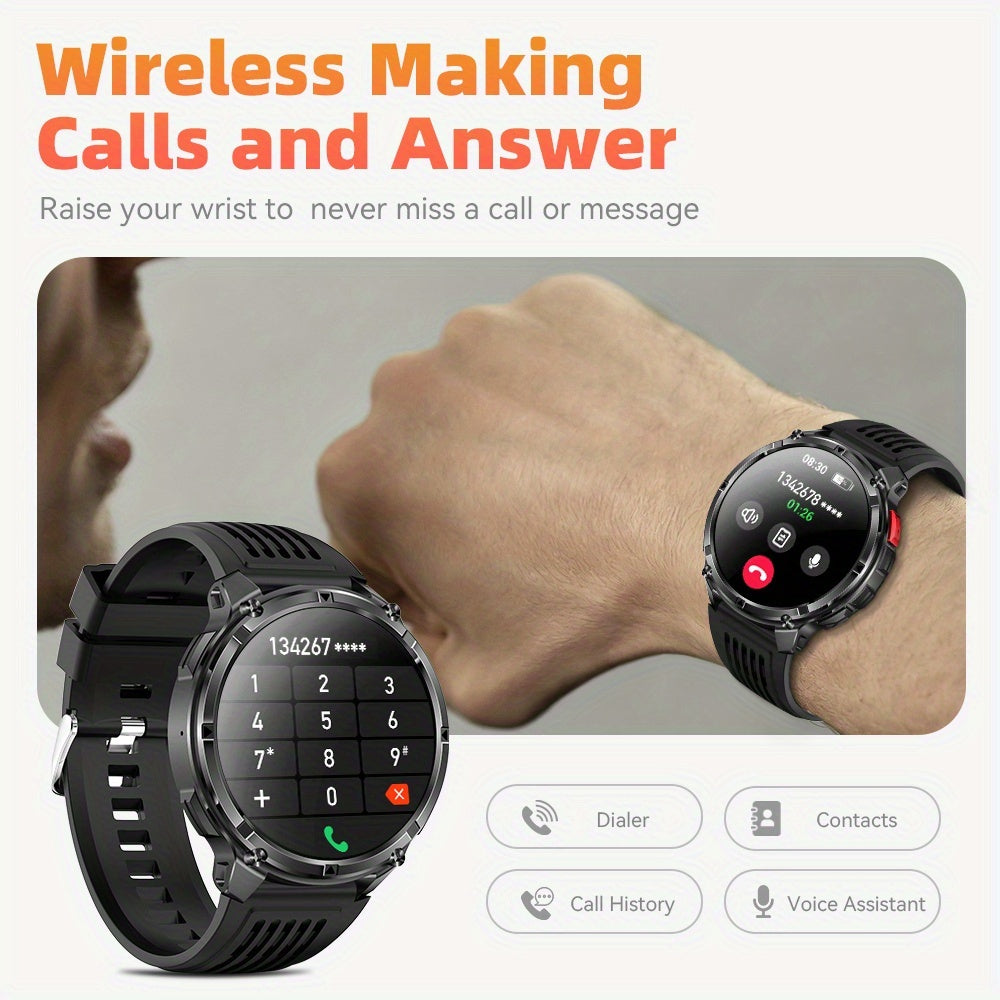 2026 Men’s Smart Watch 1.7” HD Display, 120+ Sports Modes