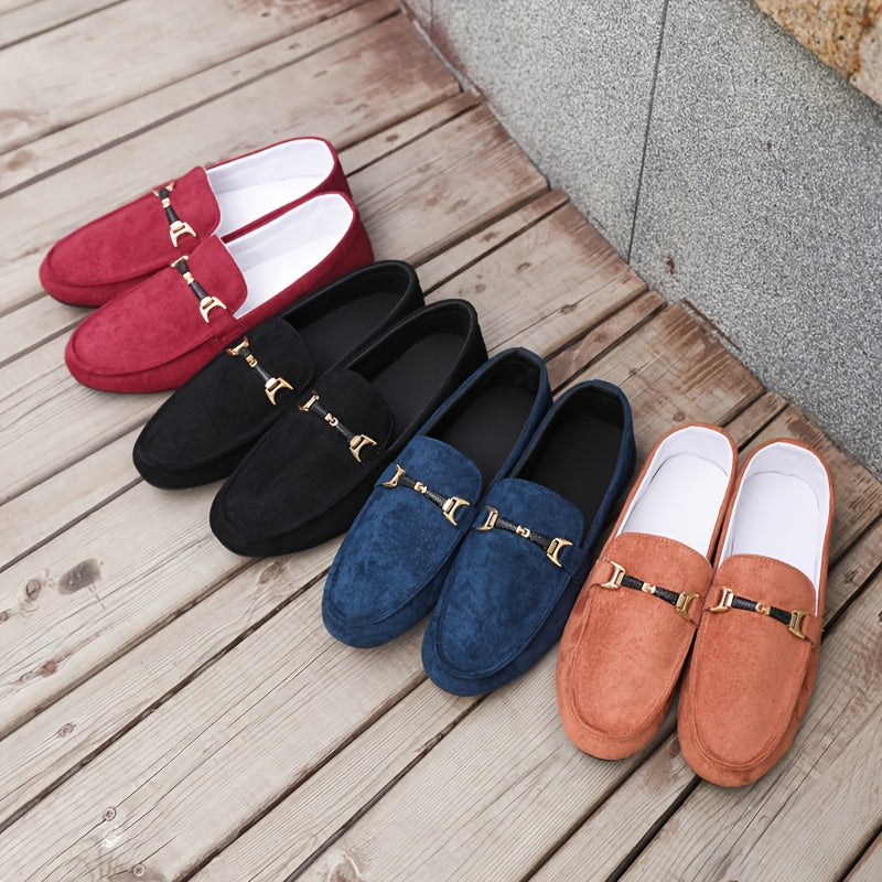 Men's Casual Canvas Slip-On Shoes Round Toe Summer Style