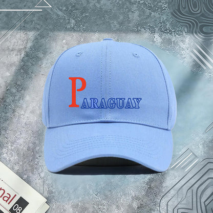Unisex Paraguay Print Lightweight Adjustable Baseball Cap