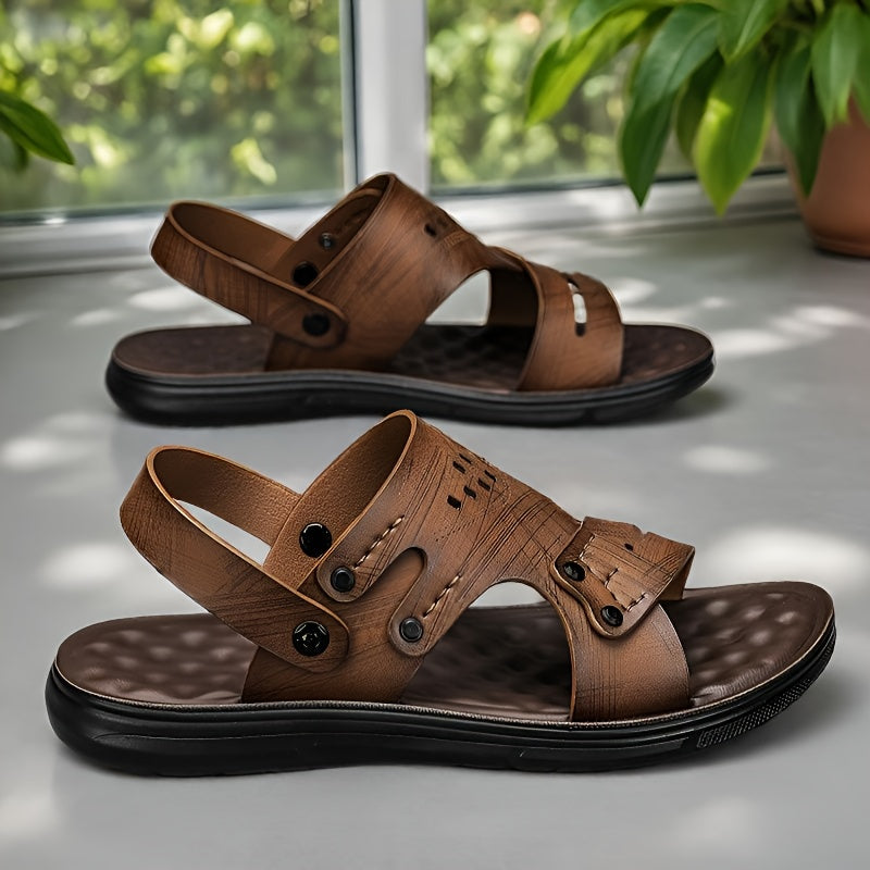 Men’s Plus Size Breathable Outdoor Summer Slippers
