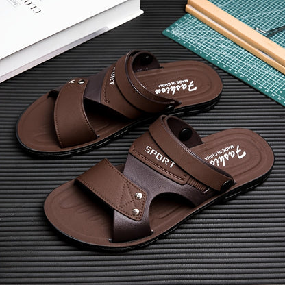 Men's Large Slip-On Outdoor Sandals with Non-Slip Soft EVA Sole