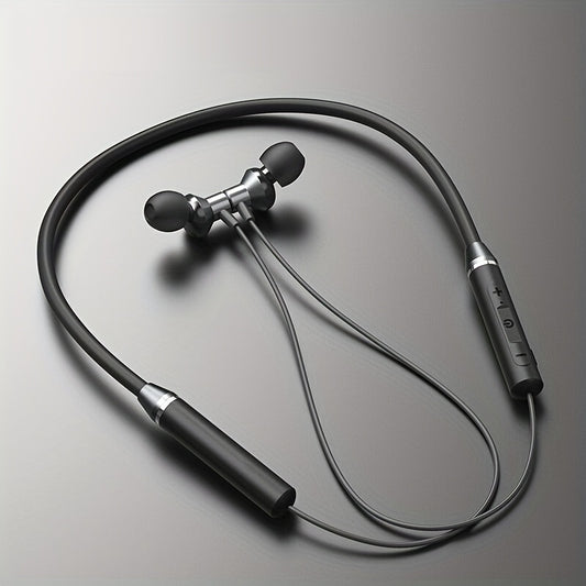 Neckband Wireless Sports Headset Large Capacity Battery Long Life Compact And Lightweight Suitable For Running Fitness Compatible With All Mobile Phones Suitable For Students Boys And Girls Birthday Gifts Holiday Gifts Headph