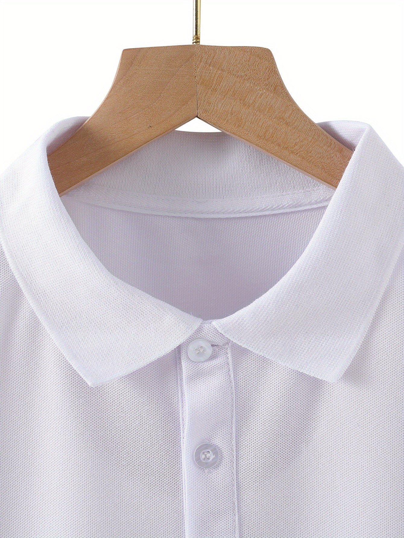 Teen Summer Polo Shirt with Lightning Pattern - Casual Fit