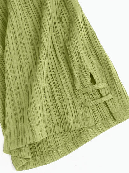 Elegant Women’s Wide-Leg Striped Pants for Spring and Summer