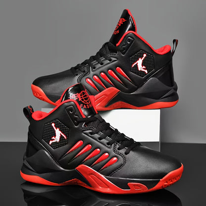 Breathable Comfortable Basketball Shoes | Non-Slip Durable Tennis Shoes, Road Running Shoes, Fitness Training Shoes, Mid-Top Design, All-Season, Unisex - MINZHE YL - ayq