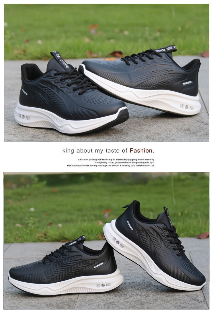 Men's Autumn/Winter High Quality Versatile Work Shoes, Trendy Fashionable Anti-Slip Lightweight Sneakers for Students, Men's Running Shoes - ayq