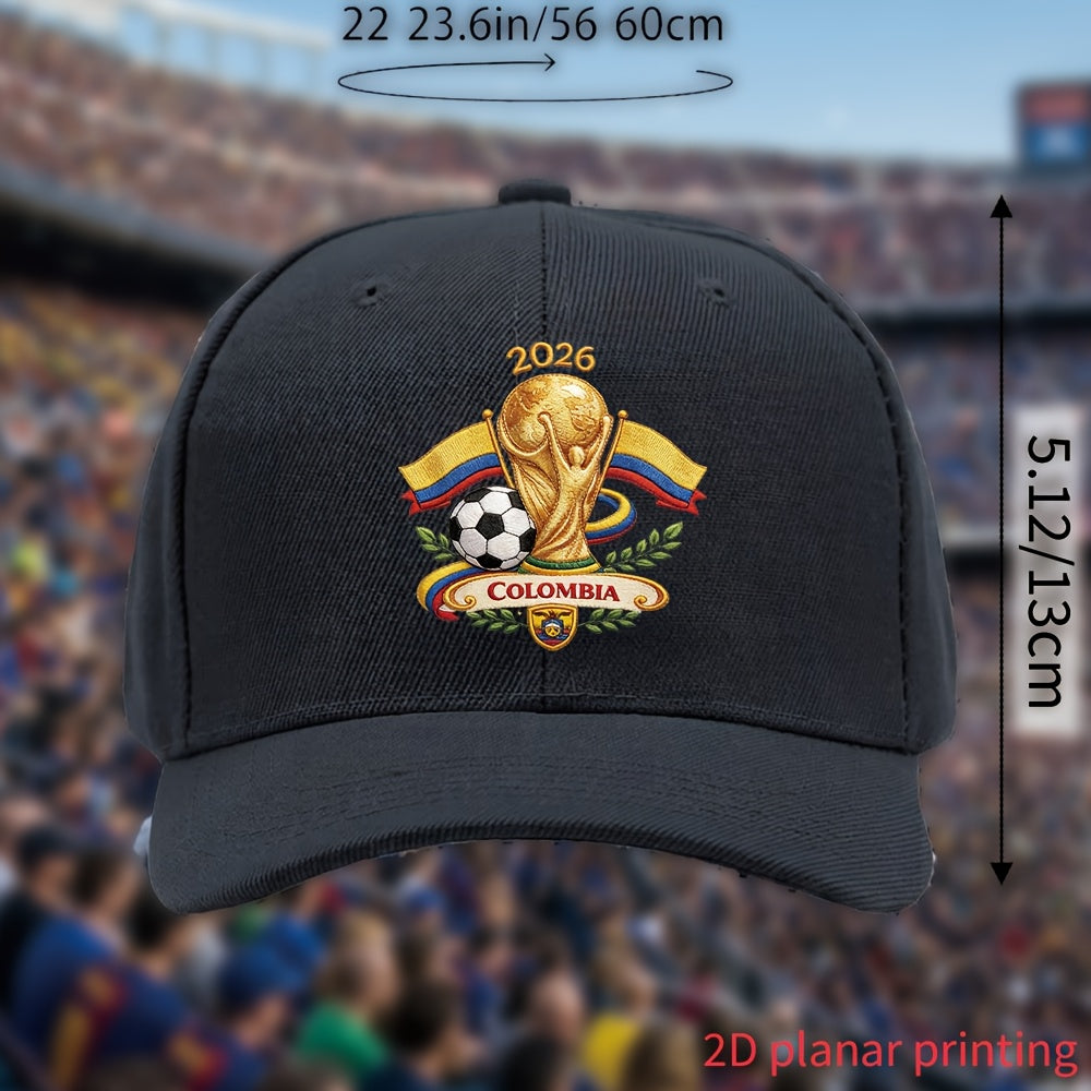 2026 FIFA World Cup Men's Lightweight Baseball Cap, Adjustable