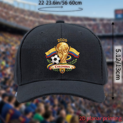2026 FIFA World Cup Men's Lightweight Baseball Cap, Adjustable