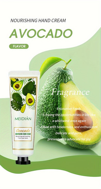 5pcs/set Hand Cream Set, Moisturizing And Nourishing Hand Lotion for Dry Cracked Hands, Gift for Women