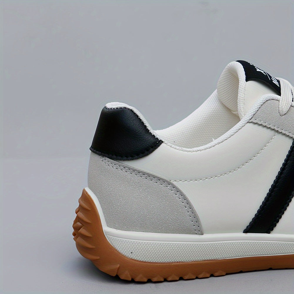 Men's Casual Comfortable Low Top Lace Up Sneakers, Non-slip Breathable Canvas Shoes For All Seasons