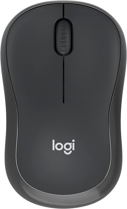 Logitech M185 Wireless Mouse, 2.4Ghz with USB Mini Receiver, 12-Month Battery Life, 1000 DPI Optical Tracking, Ambidextrous Pc/Mac/Laptop - Swift Grey