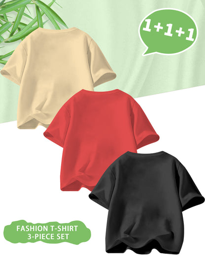 Baby Boys' Casual Long Sleeve T-Shirts with Letter Prints, Spring/Summ