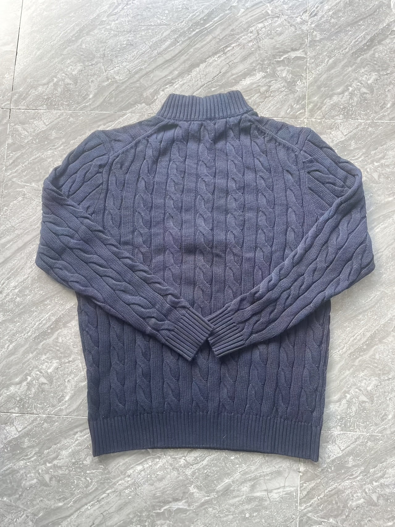 Men'S Casual Knit Sweater with a Half-Zip And Stand Collar, Perfect for a Relaxed Autumn And Winter Style