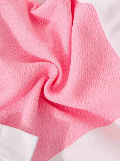 «Նորաձև աշնանային, էլեգանտ, ժապավենաձև զարդարված երկար թևքով վերնաշապիկ և ուղիղ լայն տաբատ՝ երկկտոր հավաքածու, զբոսանքի համար»