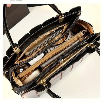 Genuine Leather Women’s Large Capacity Shoulder & Crossbody Bag