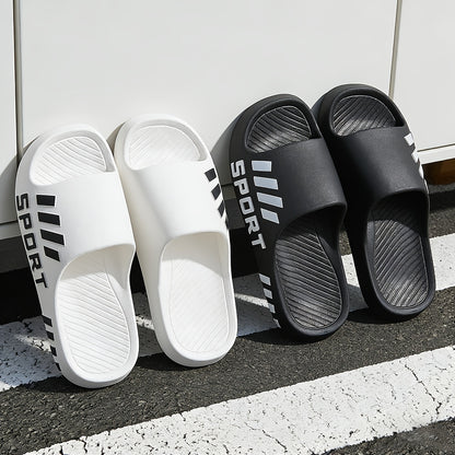 Men'S Casual Summer EVA Slippers | Non-Slip, Durable Sole, Comfortable Slide-On Design, Suitable for Outdoor, Indoor, and Bathroom Use, Unisex - ayq