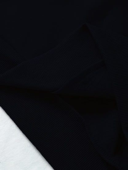 -Lined Women's Crewneck Pullover, Casual Printed Versatile Sweatshirt, Multiple Colors Available