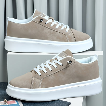 Unisex Platform Sneakers with Height Increase – Minimalist Low-Top Lac