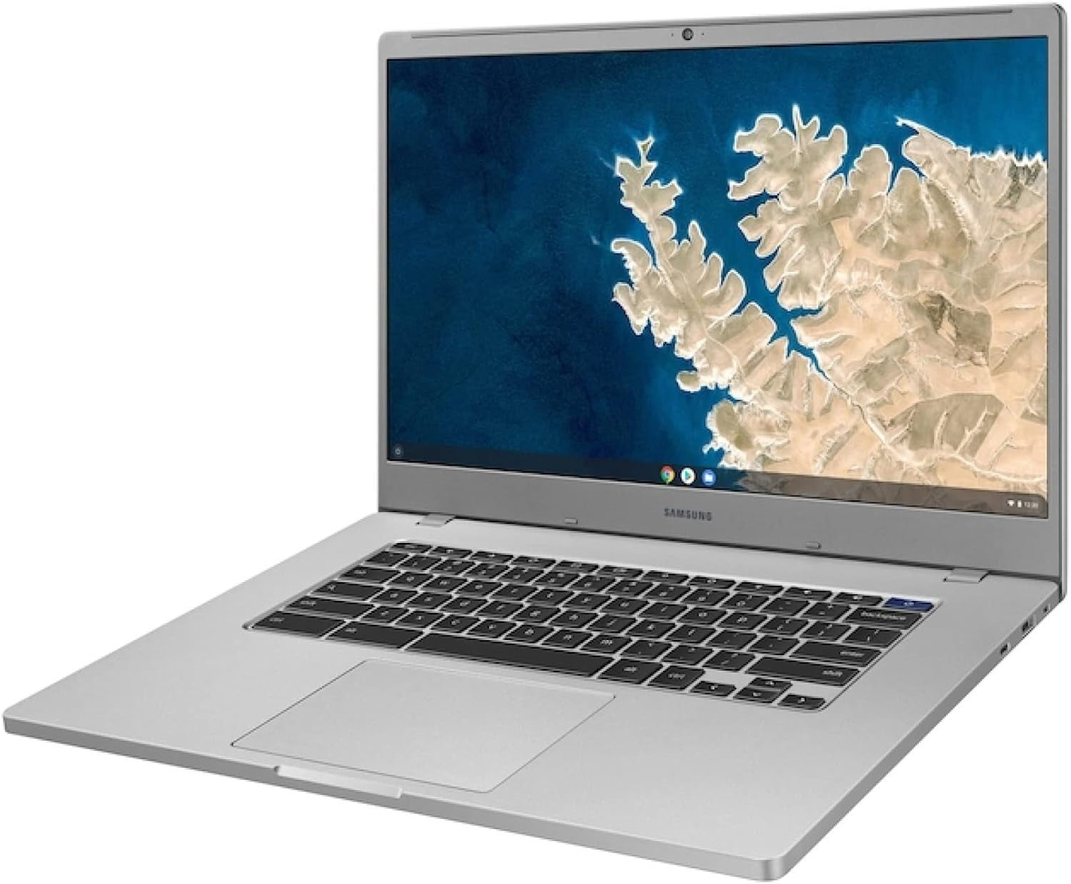 Samsung Chromebook 4 + (2021 Model) 15.6" Intel UHD Graphics 600, Intel Celeron Processor N4020, 4GB, 32GB| Wi-Fi -(XE350XBA-KA1US), Silver