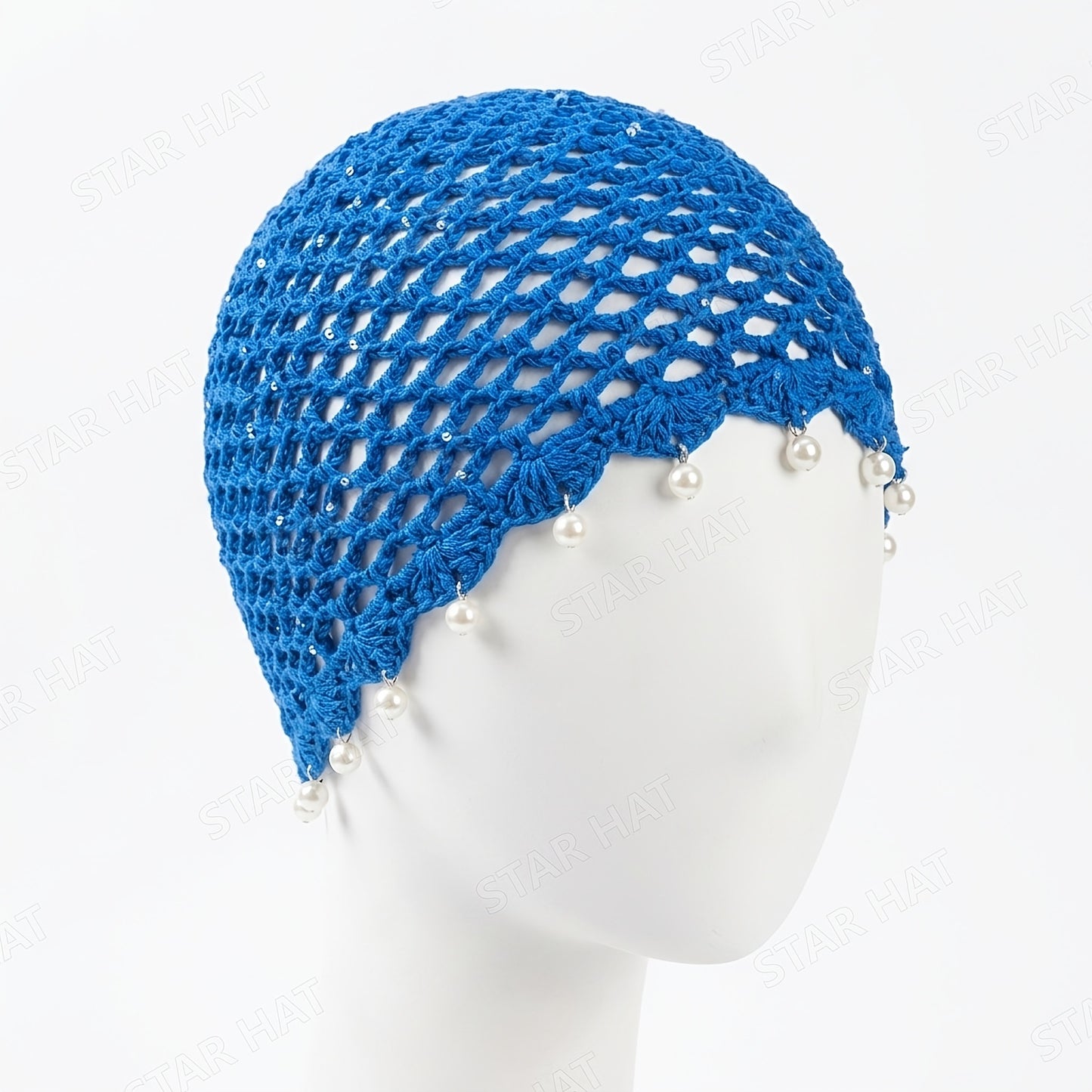 Bohemian Summer Breathable Knit Sequin Beanie Cap